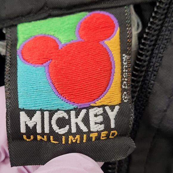 Vintage Disney Mickey Crop Windbreaker Jacket Womens M 23x19 - Picture 11 of 16